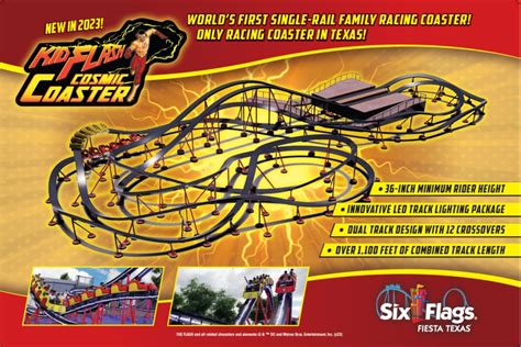 Kid Flash™ Cosmic Coaster Six Flags Fiesta Texas