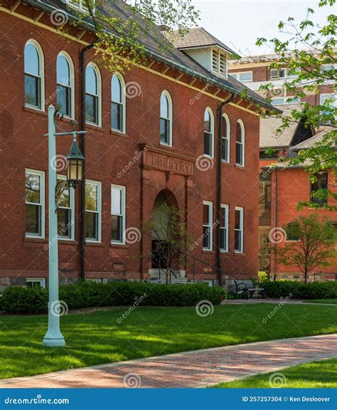 East Lansing MI - May 14, 2022: Front of the Old Entomology Building at