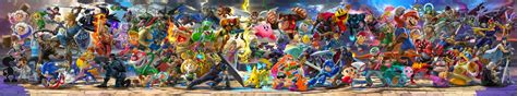 Download The Complete Super Smash Bros Ultimate Mural Artwork With