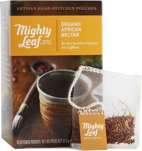 Mighty Leaf Herb Tea Organic African Nectar Count Whole Leaf