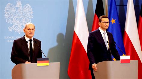 Visite Du Chancelier Allemand En Pologne Varsovie Et Berlin Relancent