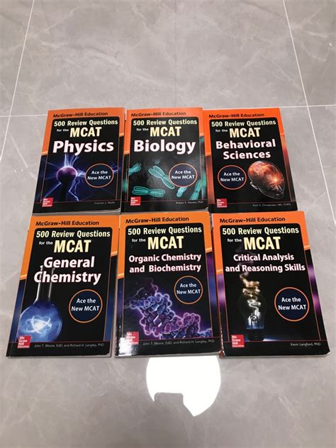 Mcat Mcgraw Hill 500 Review Questions Hobbies And Toys Books