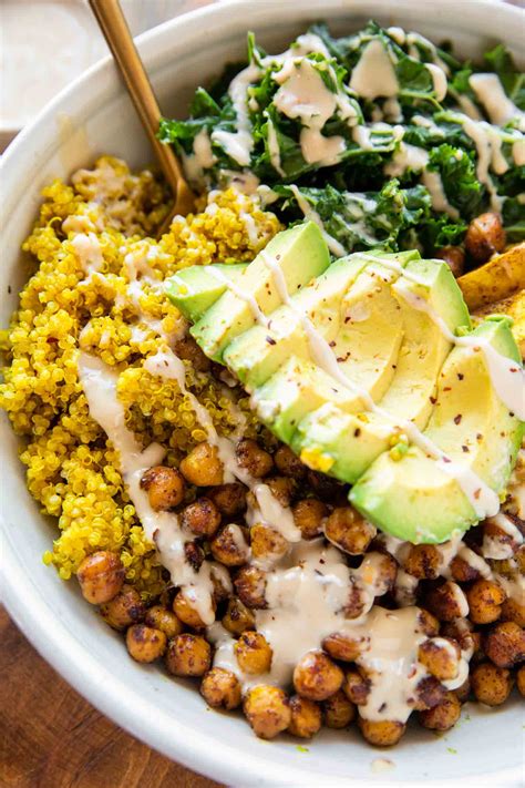 Vegan Turmeric Quinoa Power Bowls Jar Of Lemons