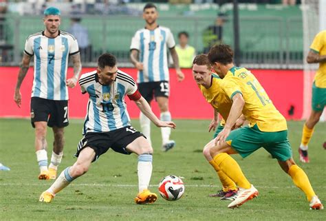 Messi nets his fastest Argentina goal in win over Australia in Beijing ...