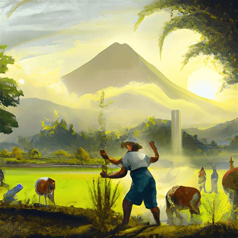 Planting Rice By Fernando Amorsolo