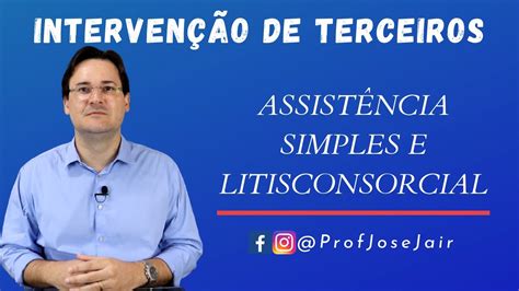 Assistente Simples E Litisconsorcial - Assistente Simples E Litisconsorcial - RETOEDU