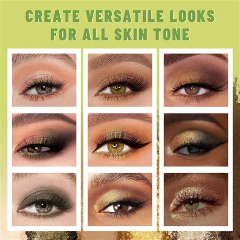 Colors Mini Naked Eyeshadow Makeup Palette Olive Colored Neutral Tone Eye Shadow Matte