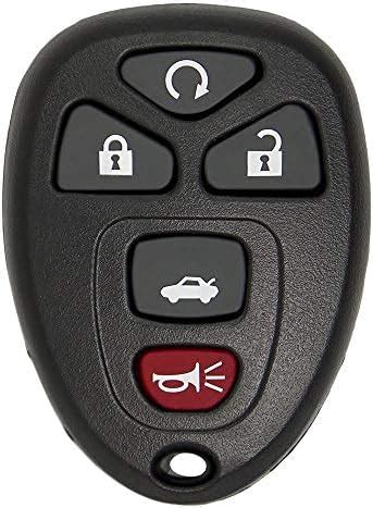 KeylessCanada 2 New Replacement Keyless Entry 5 Button Remote Start