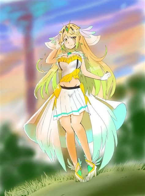 Xenoblade 2 Mythra 💛💗💥 Waifu Wedding Dress I Guess Xenoblade