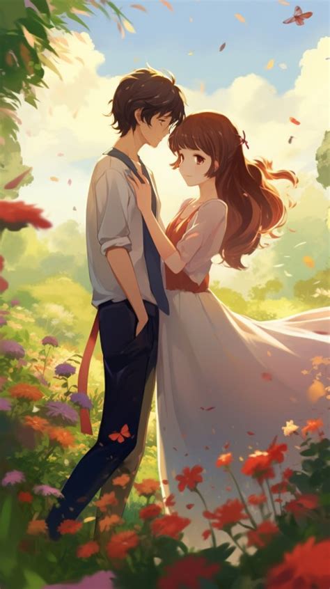 Cute Anime Couple Aesthetic Romantic Feelings (141) Wallpaper , Images and Photos