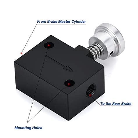 Qiilu Hydraulic Park Lock Line Lock Manual Brake Lock Hydraulic Brake