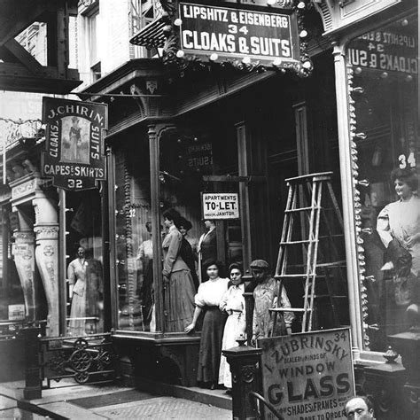 Various Storefronts In The Lower East Side Of Nyc In The Early Th