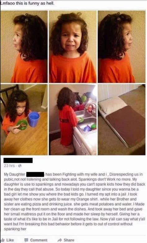 It's not "funny as hell", it's somewhere between abuse and neglect. And ...