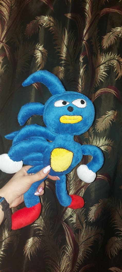 Custom Plush Just Like Sonic Meme Gotta Go Handmade From The Etsy