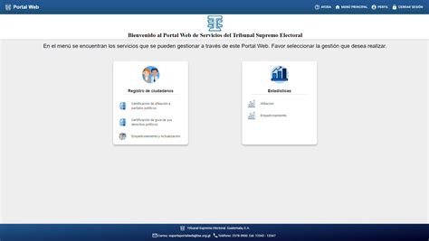 Empadronamiento O Actualización De Residencia Electoral Ayuda Del Portal Web Tse