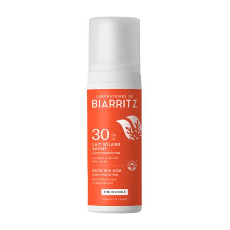 Lait Solaire Satiné Laboratoires de Biarritz AyaNature