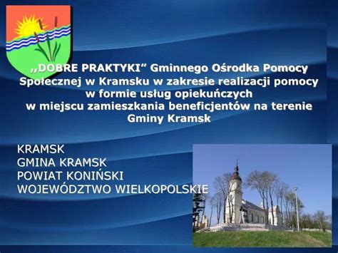 Ppt Kramsk Gmina Kramsk Powiat Koni Ski Wojew Dztwo Wielkopolskie