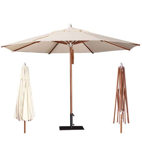 Umbrellas Parasols Wooden Round Parasol