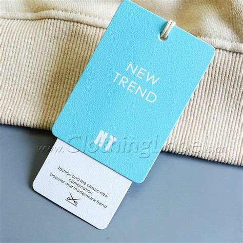 Wholesale Custom Hang Tags With Logos For Fashion Brands