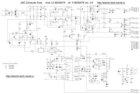 PC SMPS using IC2003 | Eletrônica, Circuito eletrônico, Capacitores