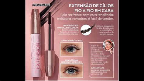 Nova M Scara De C Lios R Mel Avon Legendary Extension Detalhes E