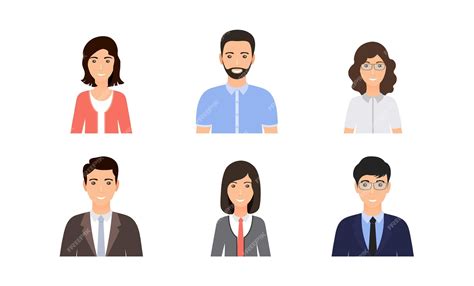 Premium Vector People Avatar Business Person Icon Vector Illustration