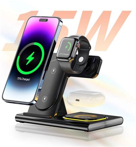 Док-станция 3в1 для iPhone X/11/12/13/Apple Watch/AirPods (No Box ...