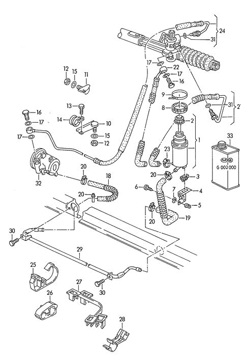 Volkswagen Passatvariant 1994 1997 Para Servodireccion Deposito