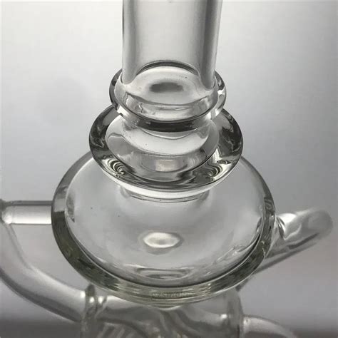 Wholesale Cyclone Quartz Recycler Dab Rig With Wax Glass Bong Matrix Perc Oil Rigs Water Pipe