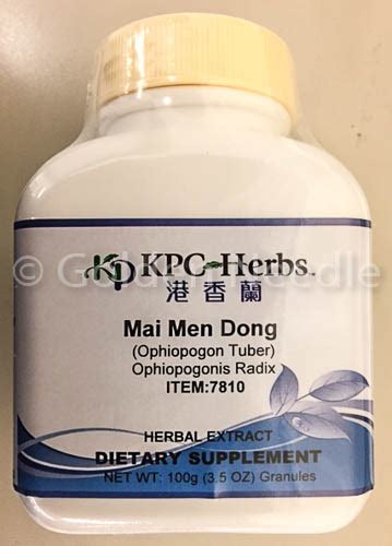 Kpc Herbs Mai Men Dong Granules