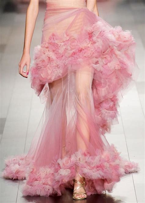 Marchesa Aesthetic Haute Couture Marchesa Organza Dress Tulle