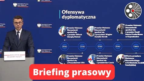 Briefing Prasowy Rzecznika Prasowego Rz Du Piotra M Llera Youtube