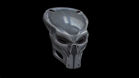 predator cosplay mask 3D model 3D printable | CGTrader