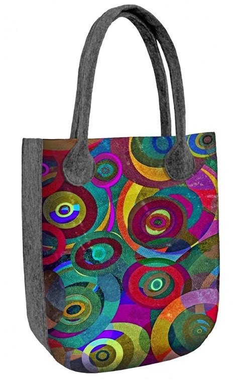 Sunlovers Torba Filcowa City Orbit 42x35x10 Cm Sunlovers Moda