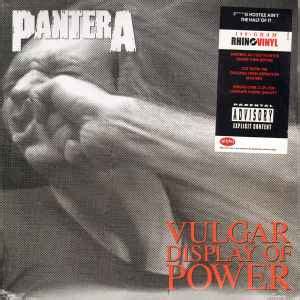 Pantera – Vulgar Display Of Power (2010, Vinyl) - Discogs