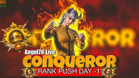 Duo Conqueror Rank⁉️push Day 1 How To 7 Days Bgmi Conqueror Rank Push