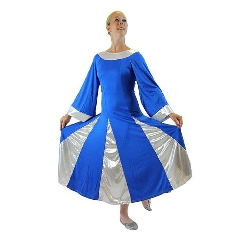 Worship Dancewear Dresses Long Sleeve Dresses Pentecostal Dance Dress