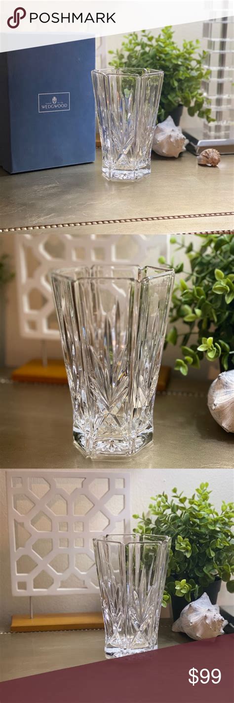 Wedgwood Crystal Vase Crystal Vase Vase Wedgwood