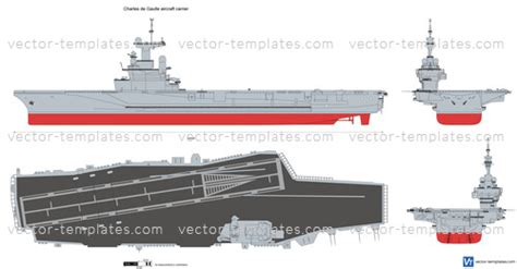 Templates - Ships - Ships (France) - Charles de Gaulle aircraft carrier