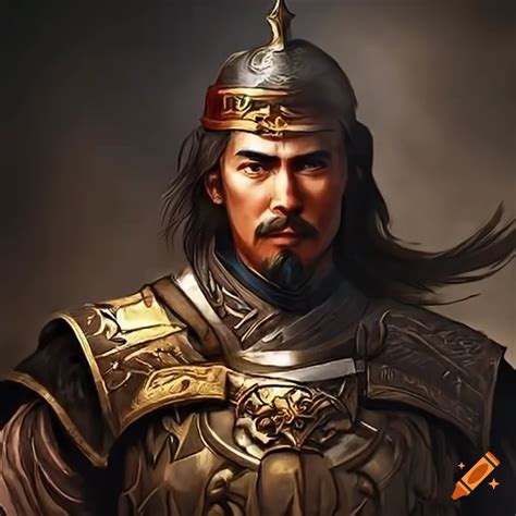 Depiction Of The Legendary Italian Warrior Zhao Yun In Battle On Craiyon