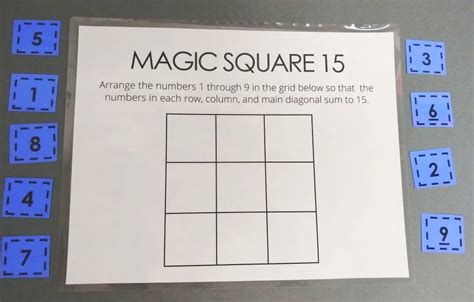 Magic Square 15 Puzzle | Math = Love