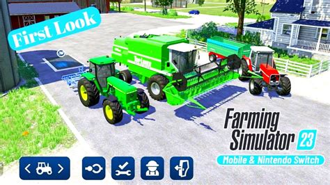 FS23 OUR NOW FIRST LOOK FARMING SIMULATOR 23 GAMEPLAY YouTube