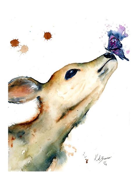 17 Best images about Watercolor Deer on Pinterest | Artworks, Nancy noel and Deer