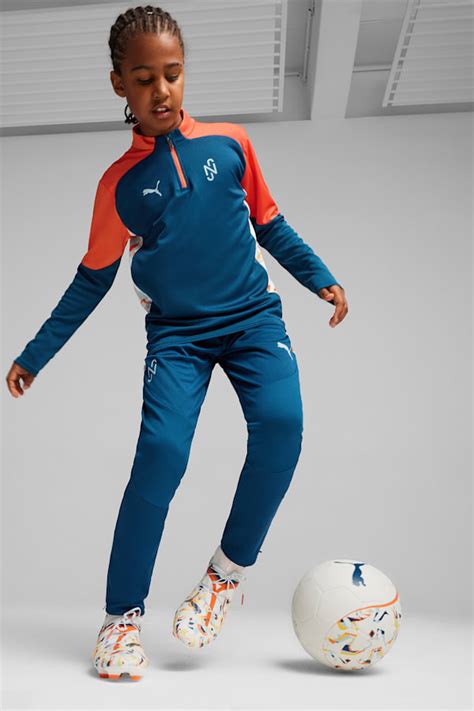 Puma X Neymar Jr Creativity Youth Quarter Zip Football Top Puma