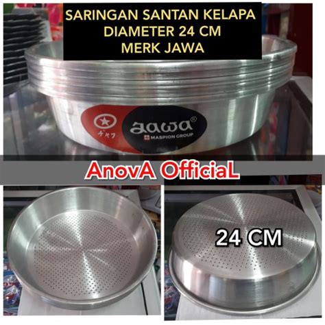 Jual Saringan Santan Kelapa Bulat 24 Cm Jawa Maspion Group Alumunium Kota Bekasi Anova