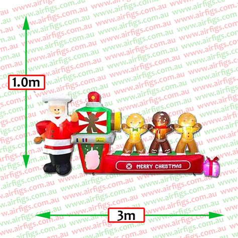 M Gingerbread Production Line Christmas Inflatable Airfigs Inflatables