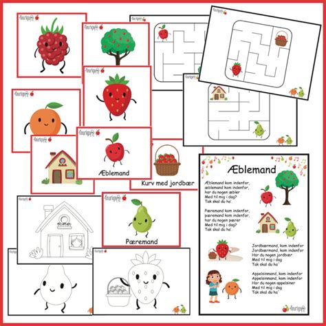 Æblemand Sangpakke Dialogisk læringsværktøj til børnesange