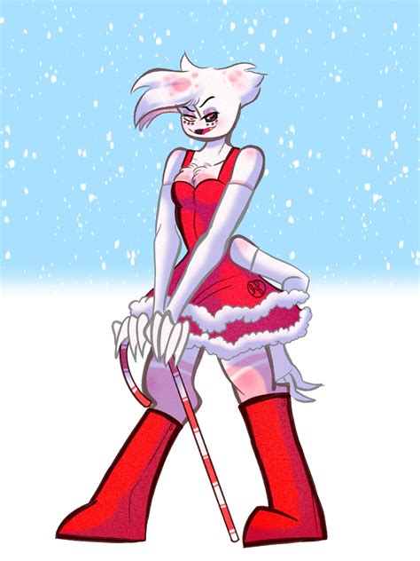 Christmas Art Series: Angel Dust by QuestionableArt on Newgrounds