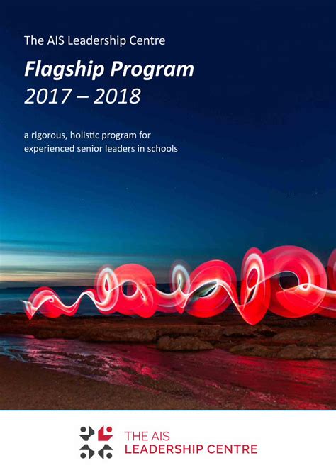 PDF The AIS Leadership Centre Flagship Program Welcome Brochure