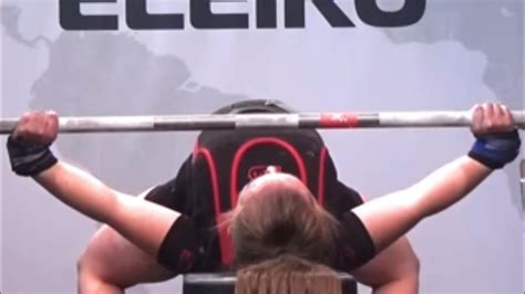 World Record Bench Press Womens Junior Ipf 113 Kg Categoria 52